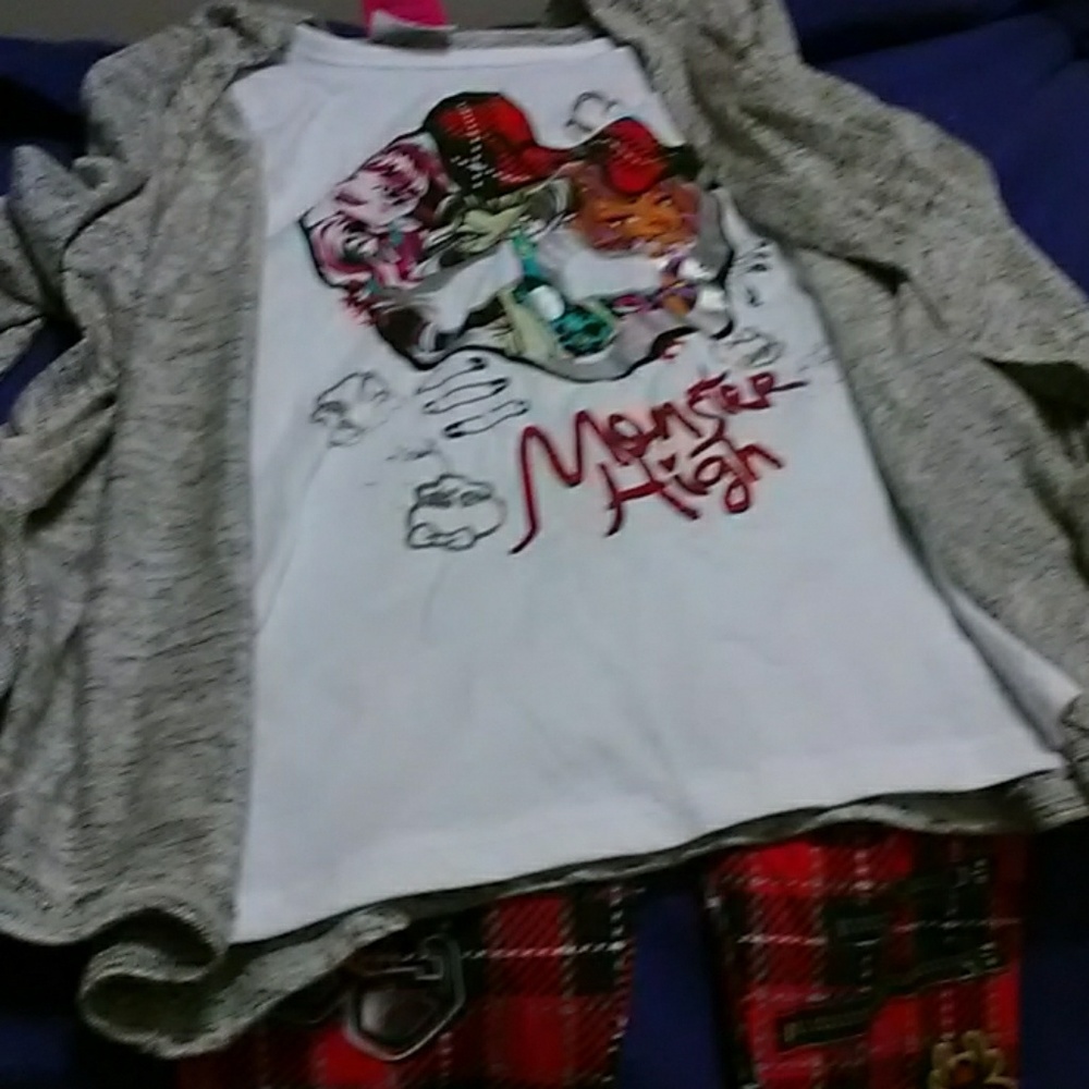 Monster High 2pc toddler girl outfit